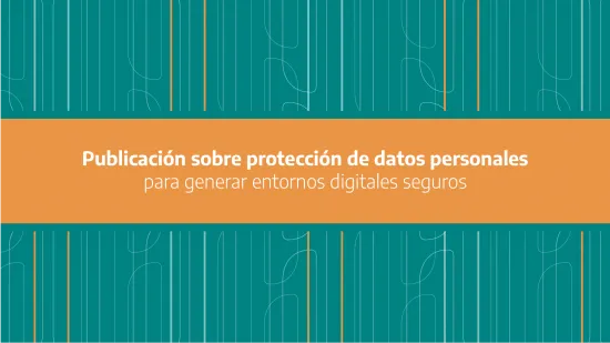 Publicación sobre protección de datos personales