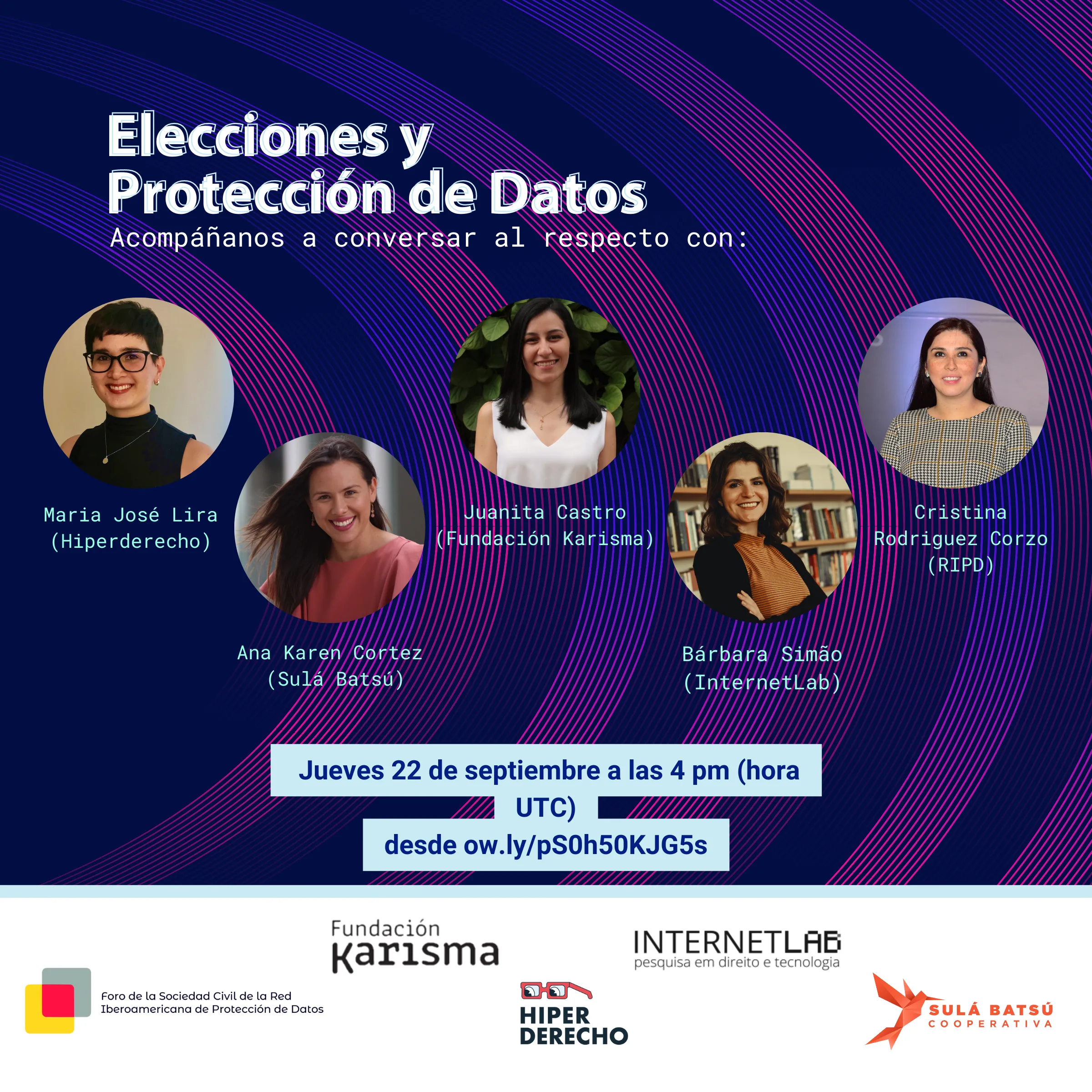 Webinario del Foro de la Sociedad Civil: Elecciones y Protección de Datos